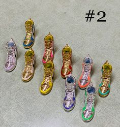 Colorful rhinestone Shoe Charms Rhinestone Shoes, Star Shoes, Metal Shop, Shoe Charms, Charms, United States, Ships, Color