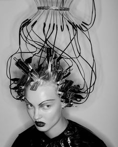 Stepford Wife, Burlesque Costumes, Editorial Hair, Pin Curls, Permed Hairstyles, Cyberpunk Art, Bad Hair, Vintage Hairstyles, Life Cycles