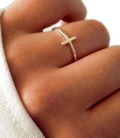 Promise Ring Gift, Cross Ring, Christian Jewelry, Promise Ring, Promise Rings, Ring Gift, Silver Plate, Gift For Her, Silver Plated