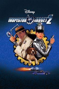 the movie poster for disney's inspection and danger 2 with two men in uniform