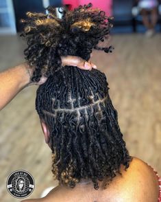 Coming Out Locs, Starter Locs With Loose Ends, Xs Locs, Small Locs With Curly Ends, Halle Locs, 3c Locs, Starter Loc Sizes, Small Locs Black Women, Locs With Loose Ends