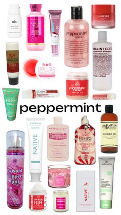 #peppermintscents #peppermint #candyskincare #candyscents #christmasskincare Peppermint Smell, Girly Christmas Gifts, Pampering Routine, Peppermint Scent, Lip Sleeping Mask, Pretty Skin, Bath And Body Care