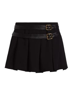 Amanda Uprichard - SANDERS SKORT Amanda Uprichard, Skirt Skirt, Kpop Outfits, Black Skirt, Sanders, 90s Fashion, Saks Fifth, Saks Fifth Avenue, Designing Women