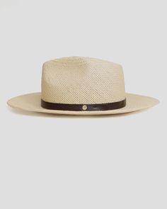 Southern Gents Geoffrey Straw Fedora Hat - Natural Knit Polo Dress, Taking Chances, Straw Fedora Hat, Straw Fedora, Sneaker Dress Shoes, Loafer Sneakers, Fedora Hat, Polo Dress, Wide Brimmed