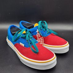 New Vans Era Primary Block Multicolor Lapis Blue Sneaker Shoes. They Are Juniors Shoes, I Am Listing The Equivalent Womens Size In The Description. (Kids Size 5.5 Is Equivalent To Women's 7). Unworn With The Original Tag Attached. Happy Shopping! Vans #: Vn0a38h8vik Will Ship Same Or Next Day, Bundle To Receive A Discount And Only Pay 1 Shipping Price! Multicolor Low-top Skate Shoes With Contrast Sole, Retro Blue Skate Shoes With Rubber Sole, Blue Color Block High-top Sneakers, Blue Color Block Sneakers With Round Toe, Multicolor Lace-up Skate Shoes With Rubber Sole, Multicolor Casual Skate Shoes With Rubber Sole, Casual Multicolor Skate Shoes With Rubber Sole, Retro Blue Low-top Skate Shoes, Retro Color Block Sneakers