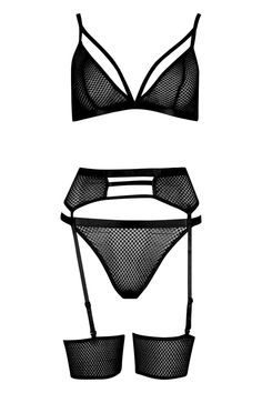 Bad Girl Clothes, Suspenders Set, Lace Set, Lingerie Sets, Black Lingerie, Lingerie Collection, Bra Lingerie, New Style, Lingerie Set