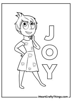 Inside Out 2 Characters Coloring Pages, Inside Out Coloring Sheets, Inside Out Characters Coloring Pages, Inside Out Crafts Preschool, Social Emotional Coloring Pages, Inside Out Colouring Pages, Inside Out Printables Free, Inside Out Emotions Printable, Emotions Coloring Pages For Kids