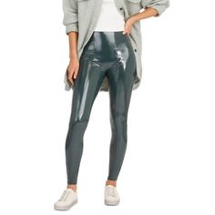 Questions? Leave A Comment Below! High Waist Polyurethane Leggings For Work, Trendy Green Leggings For Fall, Faux Patent Leather Leggings, Black Camo Leggings, Patent Leather Leggings, Black Velvet Leggings, Pleather Leggings, Camouflage Leggings, High Waisted Black Leggings