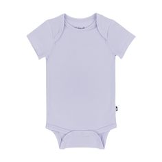 Kyte Baby Short Sleeve Bodysuits Bodysuit in Lilac Cotton Bodysuit For Playtime, Solid Cotton Bodysuit For Playtime, Cotton Stretch Bodysuit For Playtime, Plain Cotton Bodysuit For Playtime, Cotton Bodysuit For Loungewear, Classic Cotton Fitted Bodysuit, Fitted Cotton Bodysuit For Playwear, Basic Bodysuit For Loungewear, Stretch Bodysuit For Playwear