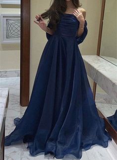 Midnight Blue Prom Dress Long, Royal Blue Dress Aesthetic, Prom Dresses Dark Blue, Midnight Blue Prom Dress, Midnight Blue Prom Dresses, Ballroom Extravaganza, Blue Long Prom Dress, Prom Inspiration, Dpr Ian