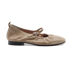 The Mary Jane [Sandstone] Carbon Neutral, Sheep Leather, Vegetable Tanned Leather, Brushed Nickel, Mary Janes, Stranger Things, New Product, Memory Foam, Product Launch