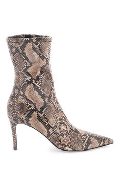 Upper: 88% Recycled polyester, 12% Polyamide Stella Mc, Faux Leather Boots, Python Print, Brown Ankle Boots, Dolce & Gabbana, Heeled Ankle Boots, Ballerinas, Stiletto Heel, Missoni