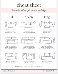 the instructions for how to make a pillow