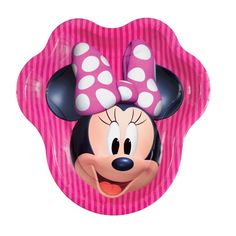 a minnie mouse balloon with polka dots on it