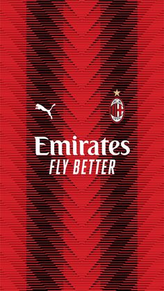 the cover of emirates's fly better book, featuring an image of a red and black striped background