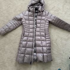 Long Down Jacket, Lightly Used. $100 Or Best Offer. The North Face Puffer Jacket Long, Long Down Jacket, The North Face Purple, Long Puffer, Snow Jacket, The North Face Jackets, North Face Jackets, North Face Jacket, Down Jacket