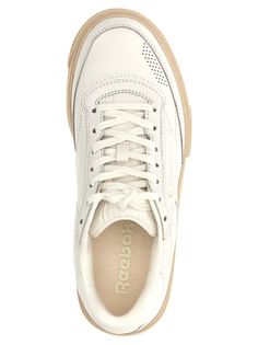 'Club c' low top sneakers with rubber sole and lacing closure. Composition: 78% calf leather 22% polyurethane Reebok Sneakers, Reebok Club C, Club C, Retro Futuristic, Reebok Classic, Men Model, Sportswear Brand, Low Top Sneakers, Sneakers Men Fashion