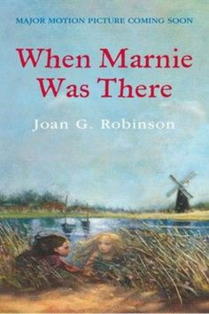 the book cover for when marine was there by joan g robinson, with an image of children