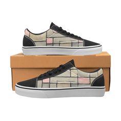 Mondrian Shoes, Artistic Fashion, Unique Composition, Iconic Artwork