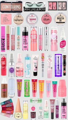 Curl Hair With Straightener, Teen Trends, Maybelline Makeup, Essence Cosmetics, Blush Highlighter, Makeup Must Haves, Skin Care Kit