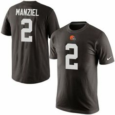 Mens Nike Johnny Manziel Brown Cleveland Browns Player Pride Name & Number T-Shirt Charles Woodson, Luke Kuechly, Antonio Brown, Nfl Carolina Panthers, Oakland Raiders, Cleveland Browns, Carolina Panthers