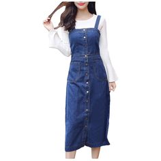 Adopt an elegant and retro look with our women's dungaree dress




 Transform your wardrobe with our women 's denim dungaree dress , the perfect embodiment of modernized vintage style. This unique piece combines retro charm with a contemporary touch. It offers you a chic and relaxed look with ease.

 The denim design of these women 's overalls is sturdy and versatile, suitable for all seasons. Its flattering cut highlights your figure while offering you optimal comfort. You will feel comfortable all day long, whether you wear it to the office, on a casual outing, or even for brunch with friends.

 Details of the Women's Jean Overall Dress



 Vintage style

 Material: denim

 Decorations: buttons

 Size: M - 3XL




 Pattern: plain

 Limited quantity

 Free shipping




 Size chart Jeans Dresses For Women, Denim Dungaree Dress, Jean Overall Dress, Womens Denim Overalls, Denim Jeans Outfit, Denim Pinafore, Dungaree Dress, Denim Decor, Salopette Jeans