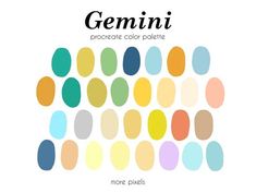 a book cover with different colors and shapes on the page, which reads gemini