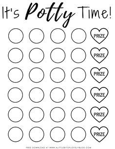 it's potty time printable for kids to play with and practice their math skills