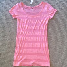 Victoria’s Secret Pink Striped Top S Victoria’s Secret Pink Outfits, Fitted Pink Victoria's Secret Camisole, Victoria's Secret Pink Letter Print Top, Fitted Pink Victoria's Secret Top, Victoria's Secret V-neck Summer Tops, Gold Sequin Shorts, Black Lounge, Tie Dye Cotton, Sequin Shorts