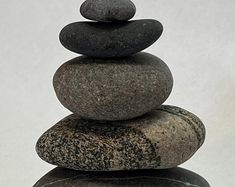 a stack of rocks sitting on top of each other