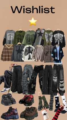 Grunge Fits, Silly Clothes, Clothes And Shoes, Dream Clothes, Grunge Fashion