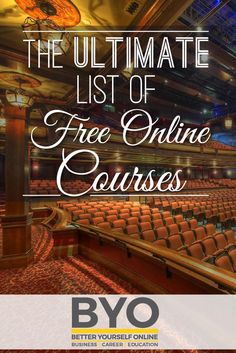 the ultimate list of free online courses