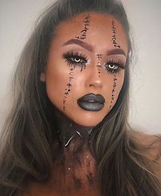 Fete Emo, Makeup Zombie, Fantasy Make-up, Halloween Make-up Looks, Halloweenský Makeup, Holloween Makeup, Creepy Halloween Makeup, Cute Halloween Makeup, Halloween Makeup Pretty