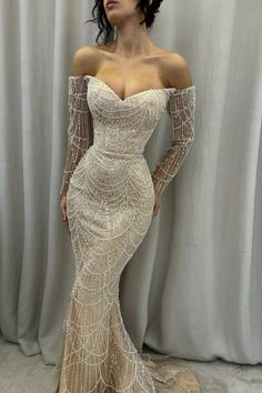 Shotting Photo, Long Sleeve Prom, Dresses Mermaid, Sequin Prom Dresses, Long Evening Gowns, Mermaid Style, Affordable Dresses, Mermaid Evening Dresses, Prom Dresses With Sleeves