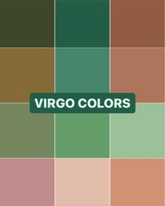 the virgo colors are all different shades