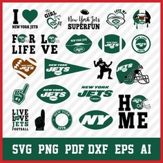 New York Jets Svg Bundle, Jets Svg, New York Jets Logo, Jets Clipart, Football SVG bundle, Svg File for cricut, NFL Svg New York Jets Logo, Nfl Jets, Jets Logo, New York Jets Football, Jets Football, Nfl Football Players, Png Logo