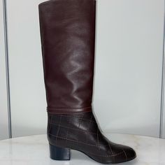 These Brown Chanel Boots Are Such A Beautiful Classic Shoe. They Are In Excellent Condition And Are Ready To Be Worn Again. Comes With Box And Dusters. Fits Like A Us Womens 7 Brown Chanel, Shoes Chanel, Chanel Boots, Dusters, Classic Shoes, Chanel Shoes, Quilted Leather, Tall Boots, Knee High