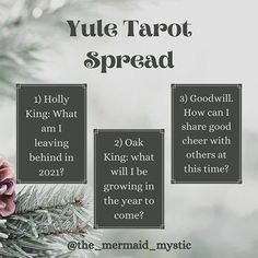 Celebrating Yule and a Yule Tarot Spread Yule Tarot, Celebrating Yule, Yule Decor, Pagan Nature, Oracle Card Spreads, Yule Christmas