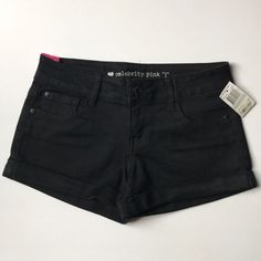 85% Cotton, 13% Polyester, 2% Spandex Fitted Black Jean Shorts, Black Stretch Cotton Jean Shorts, Black Stretch Mid-rise Shorts, Y2k Black High Waist Jean Shorts, Urban Black Jean Shorts, Low Rise Black Shorts, Black Cotton Y2k Jean Shorts, Black Stretch Mid-rise Jean Shorts, Black Cotton Grunge Jean Shorts