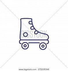 roller skate icon isolated on white background from sports collection an image of a roller skate