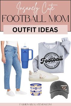 Get inspired with these Football Mom outfit ideas that elevate Women's Fashion with a touch of Sporty Fashion flair. Perfect for casual game days, these Women's Style tips offer trendy yet practical options for every football season event. Football Mom Outfit, Sports Mom Outfit, Mom Style Inspiration, Sporty Fashion, Casual Outfits For Moms, Moms Favorite, Casual Game