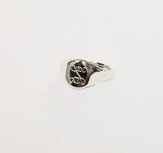 "925 Sterling Silver Baby Signet Ring. It's cutest personalized gift for babies. This small baby ring can be a great gift for 1, 2,3, 4 5 years old. Free monogramming made of : 925 Sterling Silver Ring Size Available: Size Finger Perimeter (mm, inch) US# 0.5 39mm/1.60 inch US# 1.5 42mm/1.65 inch US# 2.5 47mm/1.75 inch US# 3.5 51mm/2.00 inch US# 4.5 55mm/2.3 inch (All size & measurements are approximate.. , we recommend that a tiny bigger is better, comfort than exact finger size, babies are Personalized Silver Signet Ring With Initials, Silver Classic Initial Name Ring, Silver Classic Initial Ring With Name, Personalized Silver Initial Ring For Birthday, Classic Silver Initial Name Ring, Silver Engraved Name Ring For Birthday, Silver Engraved Ring With Name For Birthday, Personalized Adjustable White Gold Signet Ring, Silver Round Signet Ring With Name