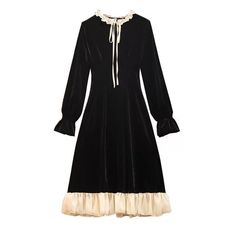 Darla Dark Romantic Vintage Aesthetic Victorian Gothic Velvet Dress Romantic Vintage Aesthetic, Academia Style, Dark Academia Fashion, Academia Fashion, Dark Romantic, Cottagecore Fashion, Ochako Uraraka, Vintage Inspired Outfits, Black Velvet Dress