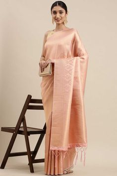 One Minute Saree, Reception Saree, Peach Saree, Banarsi Saree, Indian Designer Sarees, Kanjivaram Silk Saree, Readymade Saree, Salwar Kameez Online, Ready To Wear Saree