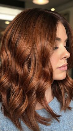 fall hair colors 2024 copper