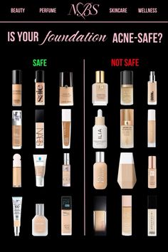 DISCLAIMER! Everyones skin is different🌈💞 this does not neccessarily mean these products will/or will not cause you acne! #acnesafe #acne #acnetreatment #acnesafemakeup #makeup #foundation #makeupguide #guide #makeuptipsforbeginners #tips #skincare #skinhealth #glassskin #glowup #glowuptips #glowupchallenge #selfcare #selflove #selfcaretips #beauty #beautyblog #beautycare #beautyskincare #beautyroutine #beautyhack #beautytrend #trendy #trending #viral Good Makeup For Acne Prone Skin, Best Makeup Products For Acne Prone Skin, Concealer For Acne Prone Skin, Skincare Prep Before Makeup, Acne Safe Foundation Drugstore, Acne Makeup Products, Acne Safe Makeup Drugstore, Best Makeup For Acne Prone Skin, Acne Safe Drugstore Makeup