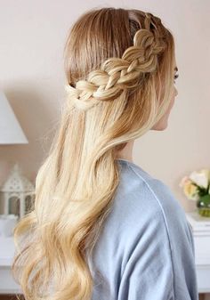 #weddinginspiration #weddinghairstyle #weddinghairstyleslonghair Four Strand Braids, Prom Hairstyles For Long Hair, Long Blonde, Dutch Braid, Formal Hairstyles, Long Blonde Hair, Hair Dos, Braid Styles