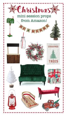 christmas mini session props from amazon