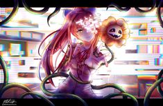 Credits: montanamations (Twitter) Crossover Fanart, Magical Monster, Undertale Flowey, Monika Ddlc, Doki Doki Literature Club, Psychological Horror, Cute Games, Undertale Fanart, Doki Doki