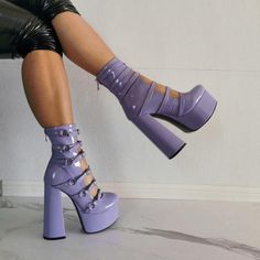 Women Straps Heels Round Toe Platform Block Heel Pumps Purple Shoes Size 6-20 Purple Heels, Cute Shoes Heels, Platform Block Heels, Purple Shoes, Strap Heels, Pumps Heels, Cute Shoes, Block Heels, Shoes Women Heels